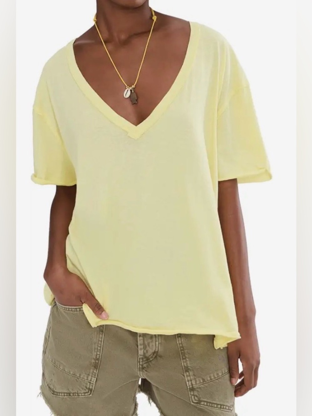Free People We the Free Nina V-Neck tee